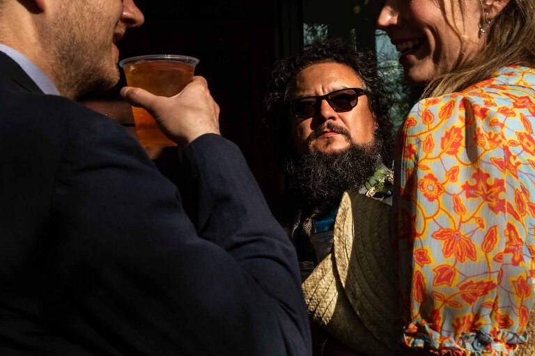 outdoor wedding ceremony location in fayetteville west virginia