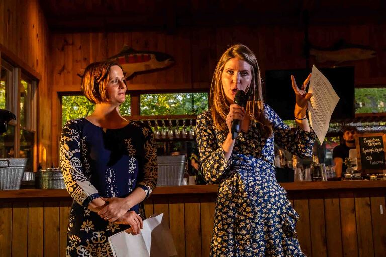 outdoor wedding ceremony location in fayetteville west virginia