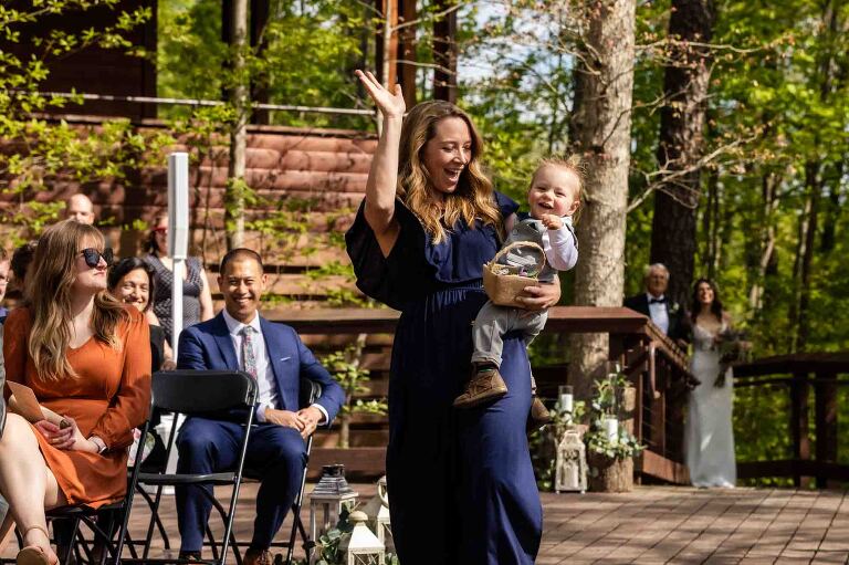 documentary wedding photography cocktail hour West Virginia