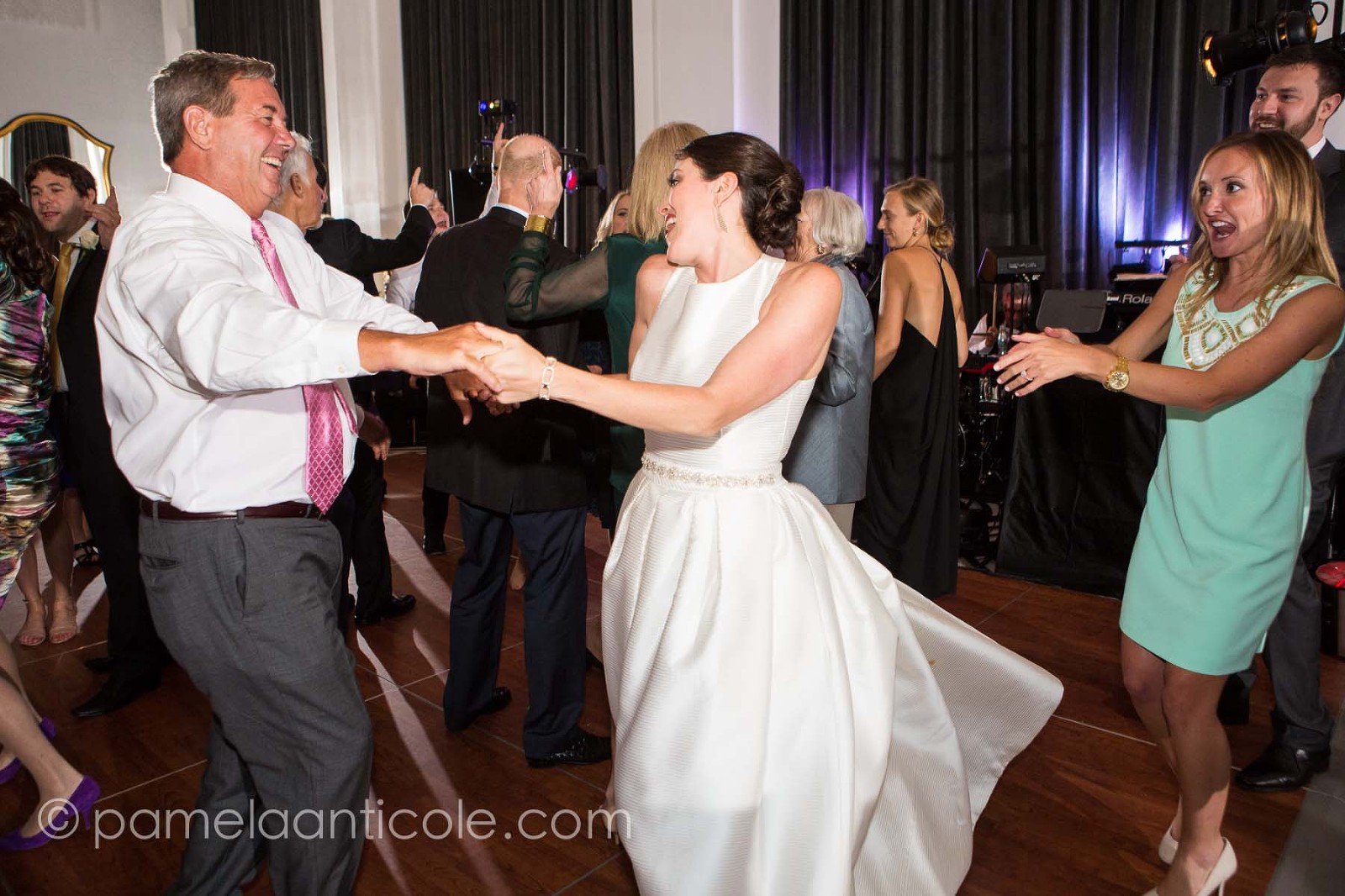 dancing at a wedding reception in hotel monaco pittsburgh