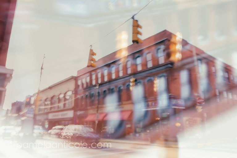 pittsburgh wall art, carson street, south side pittsburgh, icm, double exposure, creative pittsburgh art