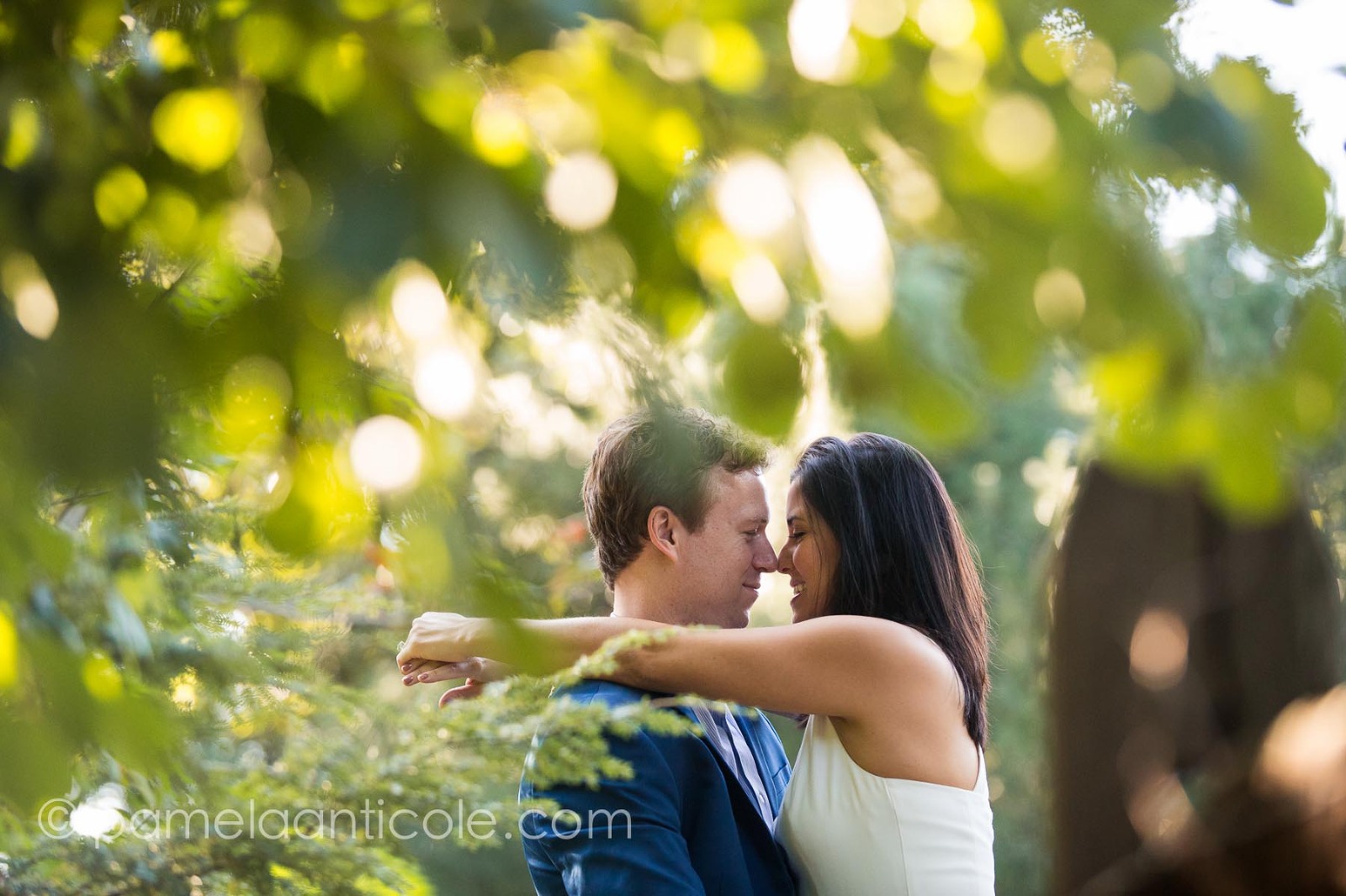 bride and groom noses together, Nicole Donatelli, Rob Dolan, Frick Park engagement photos, natural relaxed engagement photos, documentary wedding photographer in pittsburgh, experienced pittsburgh wedding photographer