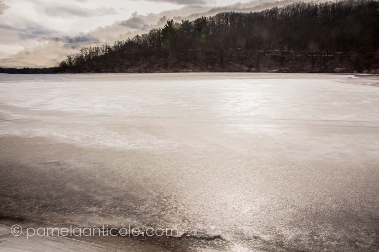 abstract nature art, winter photography, icy lake, north park pittsburgh photography, original art, pittsburgh photographers, unique pittsburgh art, unique gift for pittsburgher
