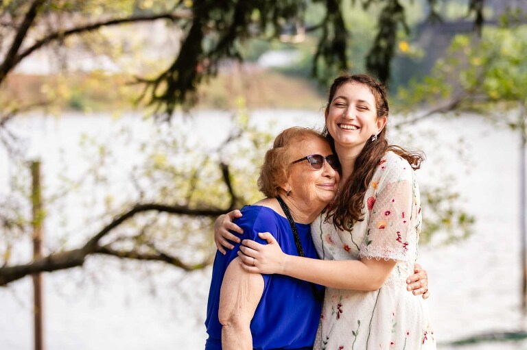 aspinwall riverfront trail wedding photos