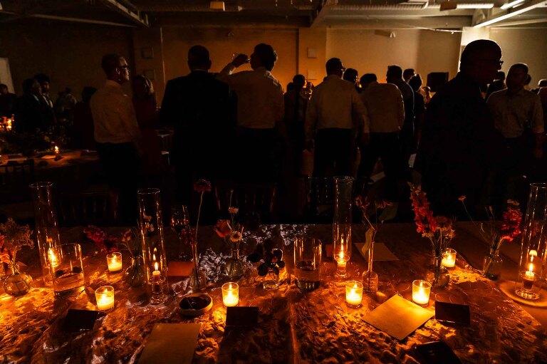 wedding photos at the mueller center for this heinz history center wedding on a hot summer day