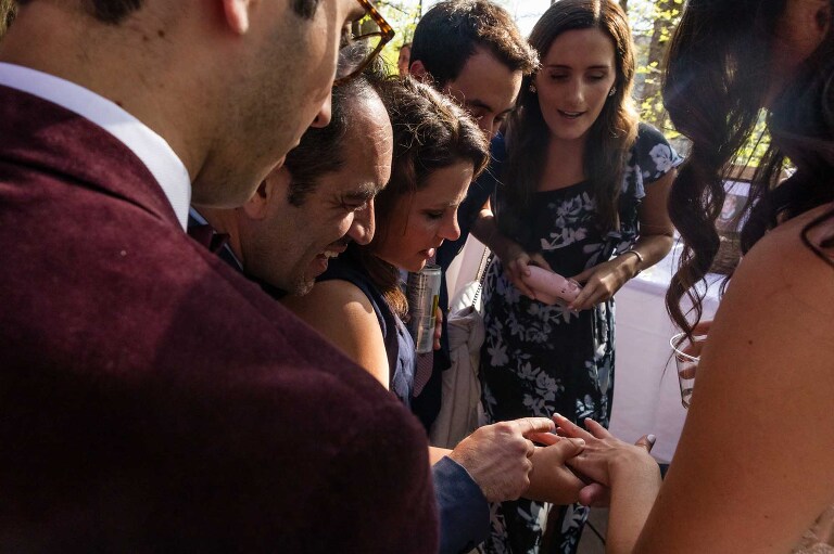 Pittsburgh documentary wedding photographer candid reception moment